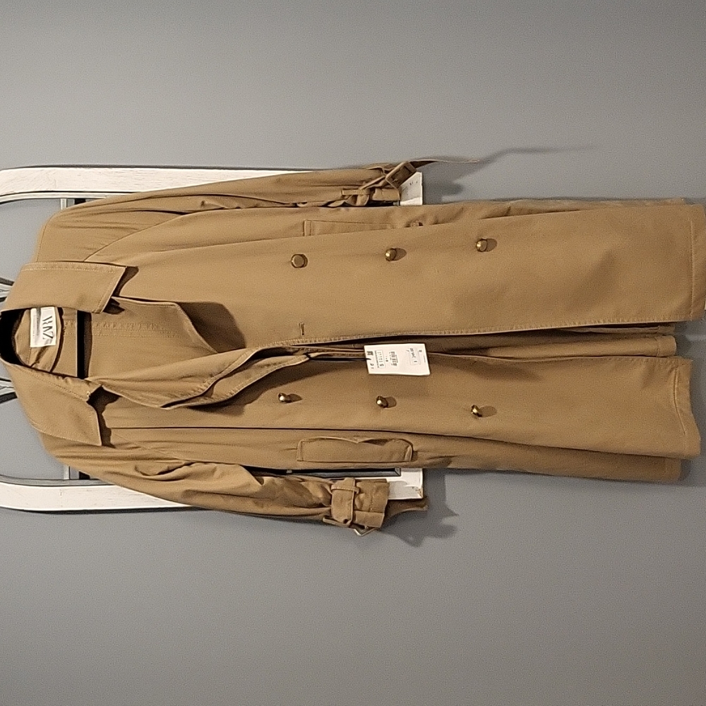 NWT Zara Double layer trench coat